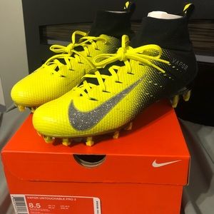 Nike Vapor Untouchable Pro 3 Size 8.5 Yellow/Black